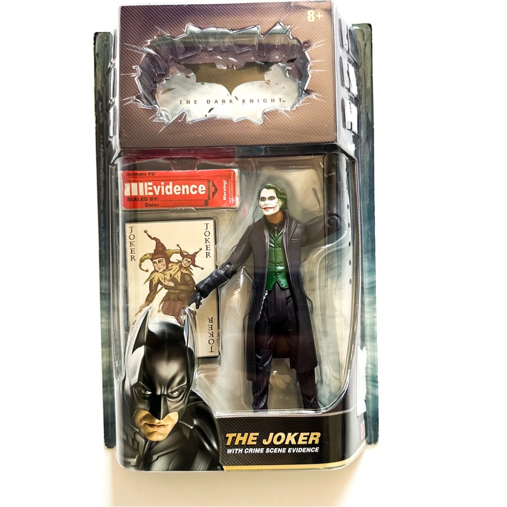 DC Batman The Joker The Dark Knight Movie Masters Action Figure Mattel NIB